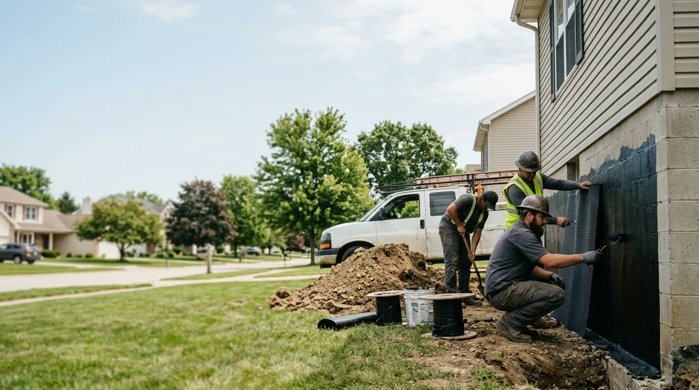 Basement Waterproofing in Mechanicsburg, IL near me